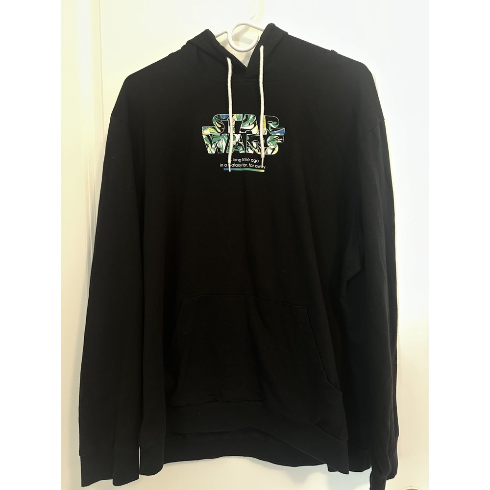 Star Wars Hoodie Sweatshirt Black Episode IV A New Hope Men's‎ Sz XXL Whimsygoth